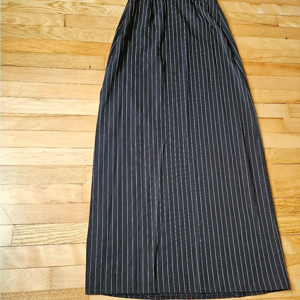 Haute Monde Pinstriped Maxi Dress - Picture 9 of 10